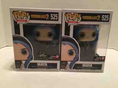 FUNKO POP BORDERLANDS 3 MAYA GLOW CHASE AND COMMON GAMESTOP EXCLUSIVE