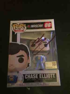 Chase Elliott AUTOGRAPHED SIGNED NASCAR Funko Pop Mint Condition NAPA