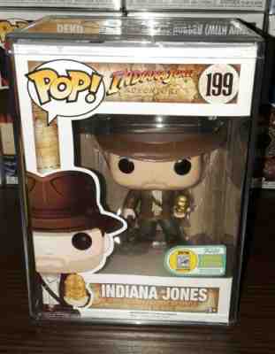 Funko Pop Indiana Jones SDCC 2016 199 with POP Stack