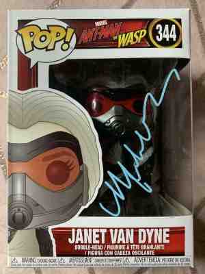 MICHELLE PFEIFFER SIGNED FUNKO POP! *JANET VAN DYNE, ANT-MAN AND THE WASP* #344