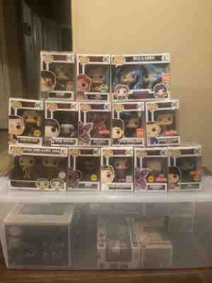 Funko Pop Stranger Things Lot. EXCLUSIVES AND CHASES!!