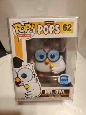 Funko Pop Ad Icons Tootsie Roll Pops Mr. Owl Funko Shop Exclusive + protector