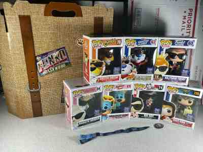 Funko Pop! Funko Hollywood Grand Opening Bundle Set of 7 + Carrying Case IN HAND