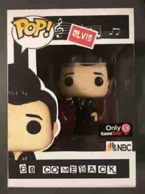 Funko Pop! Rocks CUSTOM Elvis Presley 1968 Comeback Special Vinyl Figure