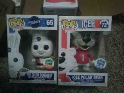 Funko Pop 12 days of Christmas ad icons Icee Bear and Doughboy