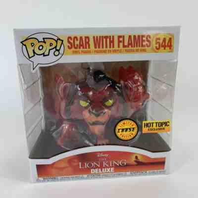 SCAR WITH FLAMES #544 CHASE Funko Pop! The Lion King Deluxe Hot Topic Exclusive