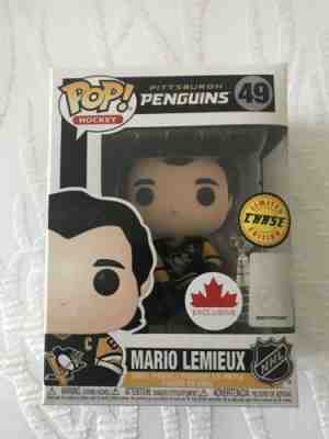 Funko POP Hockey Mario Lemieux Canada Exclusive Chase Figure #49 With Cup