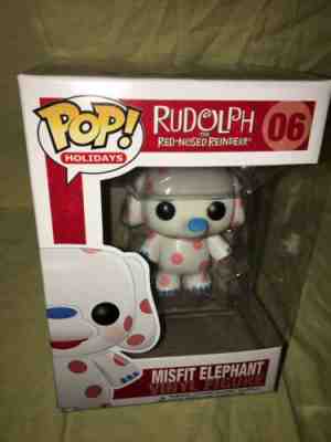 Funko Pop Holidays Misfit Elephant Pink Spotted Rudolf Reindeer #06 Pop! Vinyl