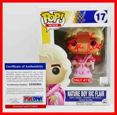 Ric Flair Signed Autographed WWE Wrestling Target Exclusive Funko POP PSA JSA