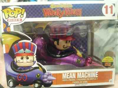 SDCC 2015 FUNKO POP RIDE WACKY RACERS Metallic DICK DASTARDLY in Mean MachineNIB