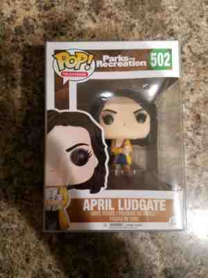 Funko Pop! Parks and Recreation April Ludgate #502 Rare New With Pop Protector