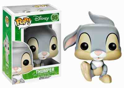 Bambi Funko POP! Disney Thumper Vinyl Figure #95 w/ .5 mm Protector Case