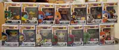 Funko Pop 14 MOTU Master of the Universe Lot - He-Man Skeletor Scare Glow MORE!