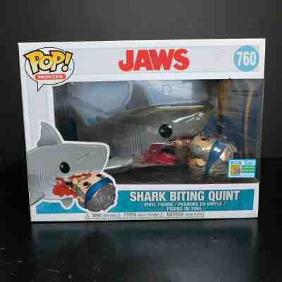 Funko Pop Jaws Shark Biting Quint #760 SDCC - 