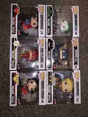 FUNKO POP. Hush. Deluxe. Jim Lee. Batman,aqua man flash joker Superman  W.W. Lot