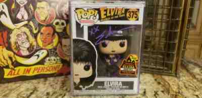 L@@K - 2019 Elvira Autograped Spooky Empire Exclusive Funko Pop Diamond LE 2500 