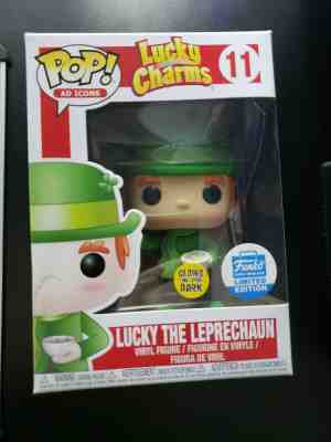 Funko Pop Lucky Charms The Leprechaun Funko Shop Exclusive AD ICONS Glow In Dark