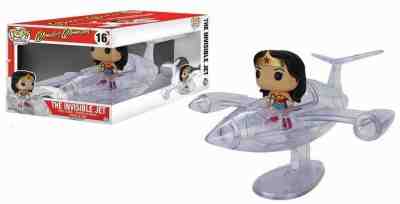 WONDER WOMAN INVISIBLE JET PLANE AIRPLANE DC HEROES Funko POP #16 Box MISB 1984