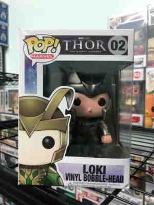 funko pop marvel - Thor The Mighty Avengers- Loki #02 With pop protector