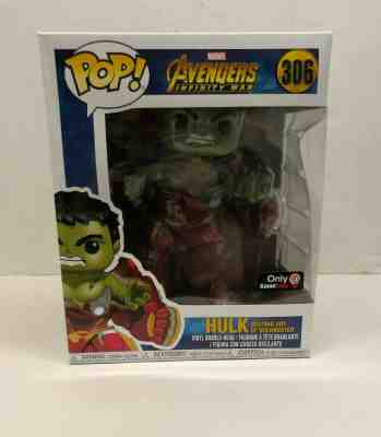 FUNKO POP Marvel Hulk Busting Out of Hulkbuster #306 GameStop Exclusive 