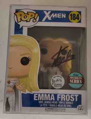 Funko Pop X MEN EMMA FROST 184 SPECIALTY SERIES Signed By Stan Lee Pop Coa Rare