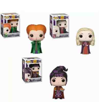 Funko Pop Disney Hocus Pocus Mary Sarah Winifred Sanderson 557 558 559 Set of 3