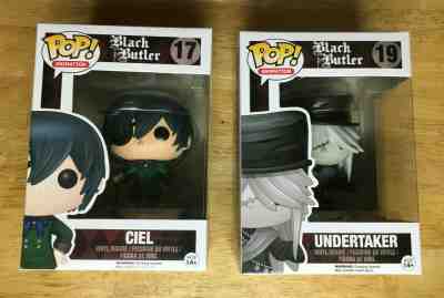 Funko Pop Black Butler 17 & 19 Undertaker / Ciel  * vaulted pair 