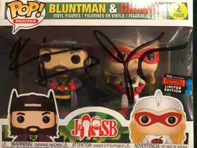 Kevin Smith Jay Mewes SIGNED Bluntman & Chronic Funko Pops C