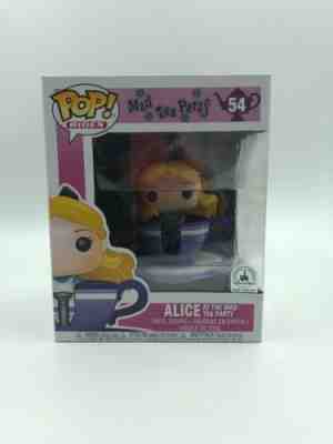 Disney Parks Exclusive Funko Pop Rides Alice At The Mad Tea Party  Teacup #54