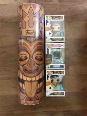 Funko Freaky Tiki Fundays Box Of Fun 2019 SDCC 3 Exclusive Mystery Pops