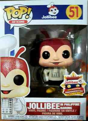 2019 FUNKO POP Jollibee #51 Barong Tagalog Independence Day