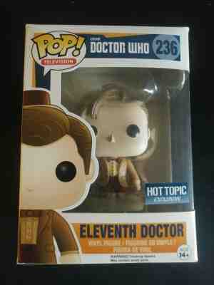 Funko Pop Doctor Who Eleventh Doctor w/ Fez and Mop - Hot Topic Exclusive