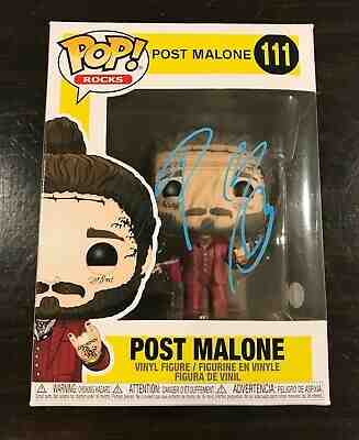 POST MALONE AUTOGRAPHED SIGNED POP FUNKO ROCKS VINYL 111 ROCKSTAR STONEY JSA COA