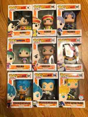 DragonBall Z - Lot Bundle Funko Pop! Animation Super Saiyan God Goku Vageta