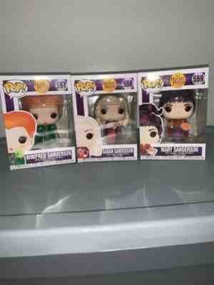 3 New Funko Pop Disney Hocus Pocus Mary Sarah Winifred Sanderson SET 557 558 559