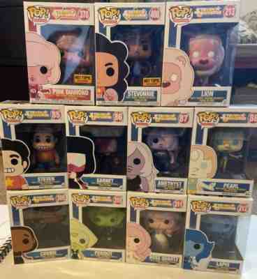 Steven Universe 11 Funko Pops,  Includes Garnet, Lapis, Pink Diamond, And More