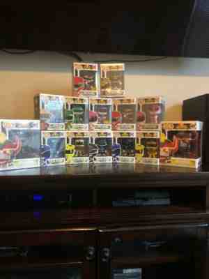 mighty morphin power rangers Lot Of 14 Funko Pops