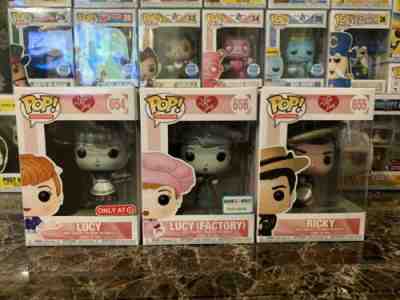 Funko Pop! I Love Lucy B&W Lucy Target/Barnes & Noble Exclusive, Ricky Lot