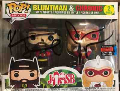 SIGNED KEVIN SMITH JASON MEWES BLUNTMAN CHRONIC FUNKO POPS B