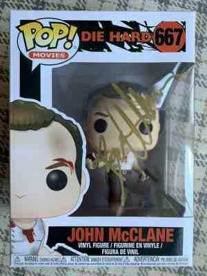 BRUCE WILLIS SIGNED FUNKO POP! *JOHN MCCLANE, DIE HARD* #667