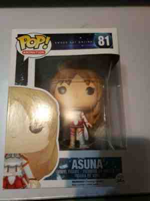 Funko Pop! Sword Art Online Asuna #81 AND Kirito #82 Hot Topic EXCLUSIVE