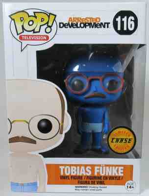 Funko Pop Arrested Development Tobias Funke 116 Chase + Hard Case