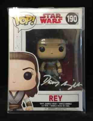 Daisy Ridley Autographed Signed Star Wars Rey Funko Pop with COA