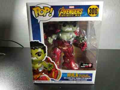 FUNKO POP Marvel Hulk Busting Out of Hulkbuster #306 GameStop Exclusive 