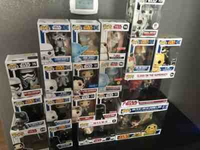 Star Wars Funko Pop Exclusives lot Pop! Disney Hot topic Target ComicCon SDCC