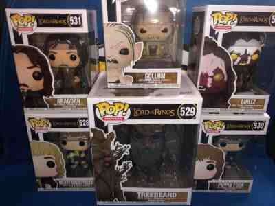 Funko Pop Lord of the Rings Aragorn Gollum Pippin Took Treebeard Merry Brandybuc