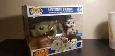 Funko POP! Star Wars Sandtrooper & Dewback 2 Pack Walmart Exclusive Box Wear