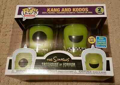 FUNKO POP! Kang And Kodos SDCC 2019 Exclusive The Simpson’s Treehouse Of Horror