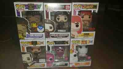 Exclusive Funko Pops Set, Jimi Hendrix, Walking Dead, & Harry Potter exclusives.