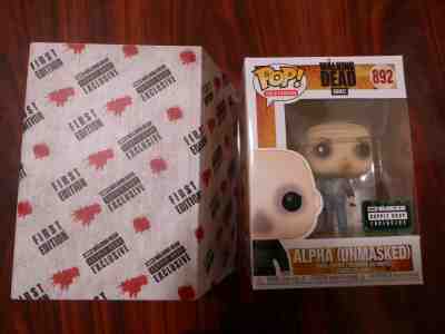 Funko Pop! The Walking Dead Alpha Unmasked Supply Drop Exclusive, First Edition